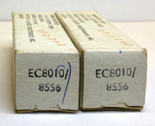 Matched Pair of Siemens EC8010/8556 Vacuum Tubes - New Old Stock In Box (Item: RDW-216)