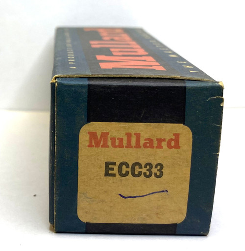 New Old Stock Mullard ECC33 Vacuum Tube (Item: RDW-223)