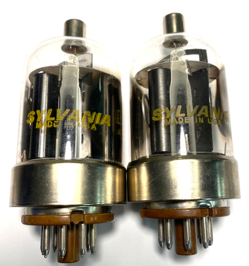 Matched Pair of New Old Stock Sylvania 6146B/8298A Vacuum Tubes (Item: RDW-273)