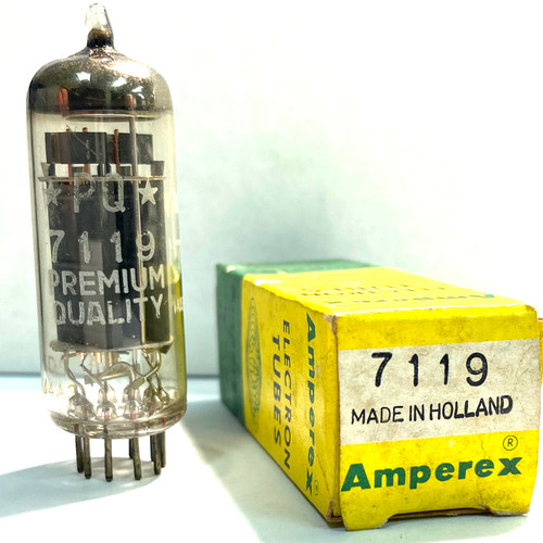 New Old Stock Amperex 7119/E182CC "PQ" Class Vacuum Tube (Item: RDW-354)