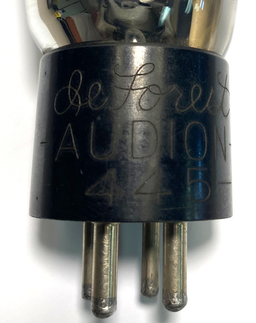 DeForest Audion 445 Globe 45 Vacuum Tube-Used-Fully Tested (Item: RDW-396)