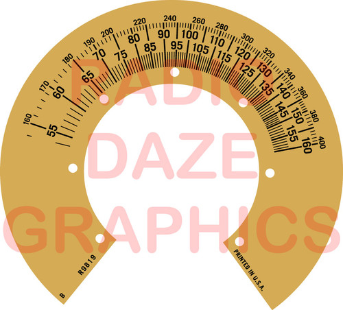 Reproduction Graphics - Silvertone - Dials - Plastic or Phenolic