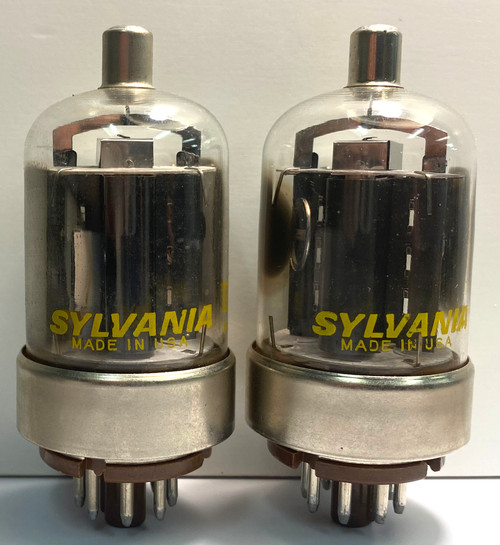 Matched Pair of New Old Stock Sylvania 6146B/8298A Vacuum Tubes (Item: RDW-480)