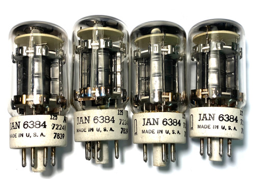 Matched Quad Set Of New Old Stock Cetron 6384 Vacuum Tubes (Item: RDW-495)