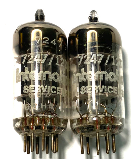 Pair Of XF1-Big Brown Base Mullard 6CA7/EL34 Vacuum Tubes-Used