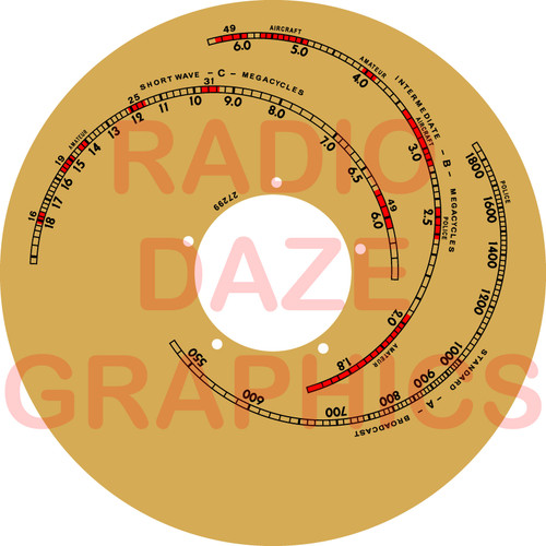 Reproduction Graphics - RCA - Dials - Plastic or Phenolic - Page 1