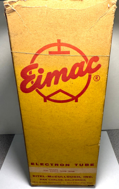 New Old Stock Eimac 100TL Vacuum Tube (Item: RDW-628)