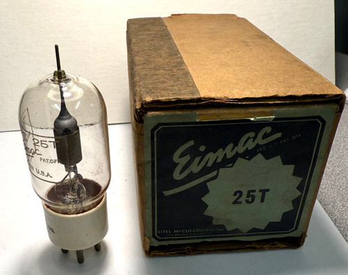New Old Stock Eimac 25T Vacuum Tube (Item: RDW-632)