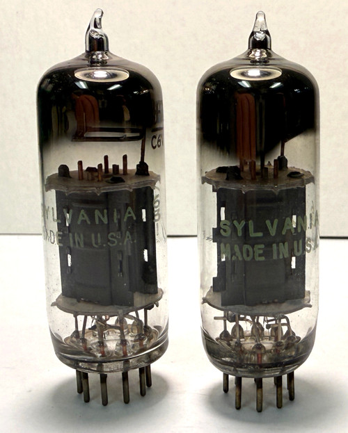 Matched Pair New Old Stock General Electric 12BH7A (Item: RDW-688)