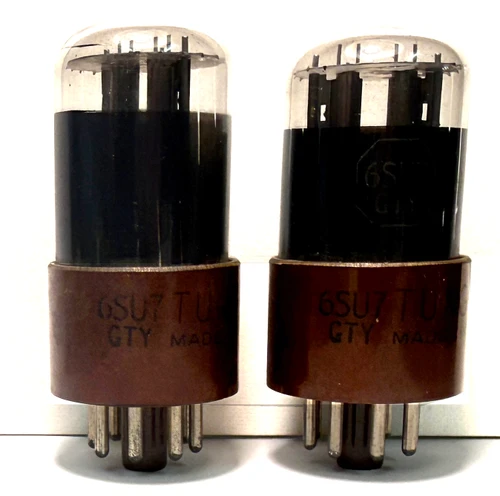 Matched Pair Tung-Sol 6SU7GTY Vacuum Tubes-Fully Tested- White Box (Item: RDW-736)