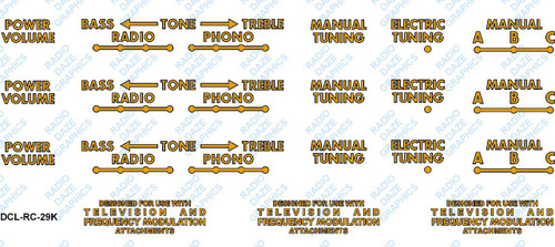 RCA 29K  Decal (Item: DCL-RC-29K)
