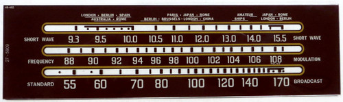 Philco 48-482 Dial (Item: DG-086)