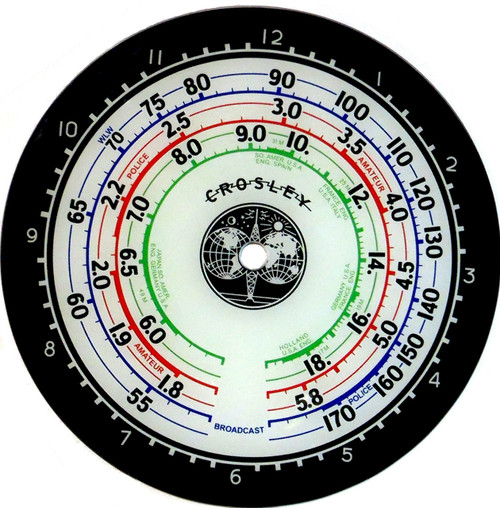 Crosley "Raider" 6625 Dial (Item: DG-168)