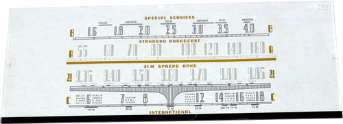 RCA 111K Dial (Item: DG-175)