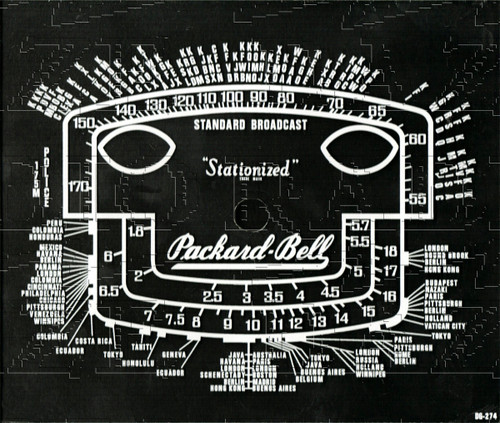 Packard Bell 48B Dial (Item: DG-274)