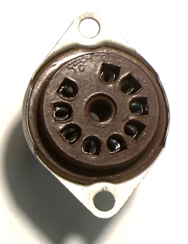 9 Pin Miniature Tube Socket-Mica-Saddle Mount (Item: NOS-SKT-81 ...