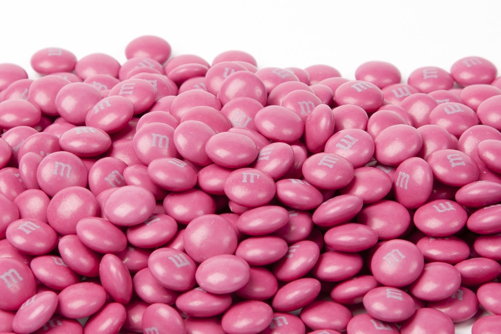 Buy Dark Pink Milk Chocolate M&M's Candy from NutsinBulk | Nuts in Bulk ...