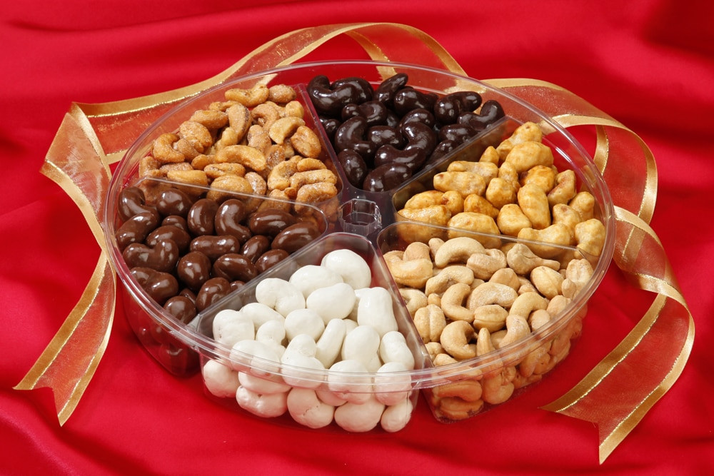 Buy 6Section Gourmet Nut Assortment Gift Tray from NutsinBulk Nuts