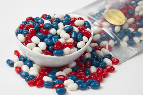 Patriotic Jelly Beans - Red, White and Blue