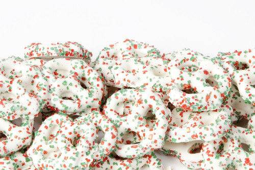 White Christmas Pretzels