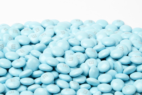 Light Blue  Milk Chocolate M&M's Candy