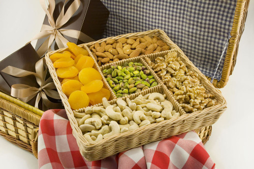 All Natural Nut Gift Basket