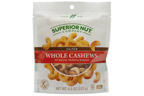 Superior Nut Salted Whole Cashews