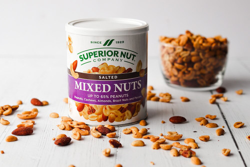 Superior Nut Salted Mixed Nut 65% Peanuts