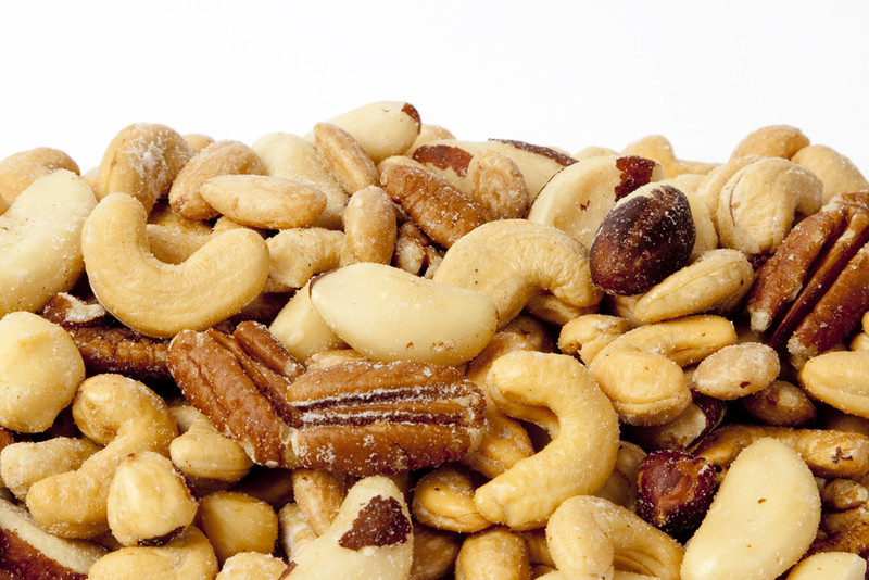 Bulk Case 12 - 20 oz. Tins Deluxe Nut Mix | Whitley's Peanut Factory