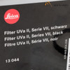 Brand New Leica Series VII UVa Black Filter #13044