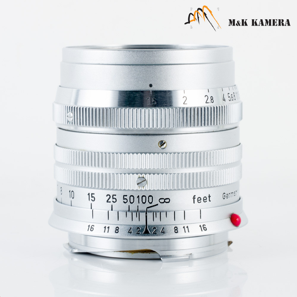 LEITZ Leica Summarit M 50mm/F1.5 Silver Lens Yr.1957 Germany #284
