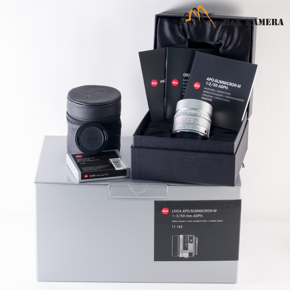 Leica APO-Summicron-M 50mm F/2.0 Silver Lens Germany 11142 #444