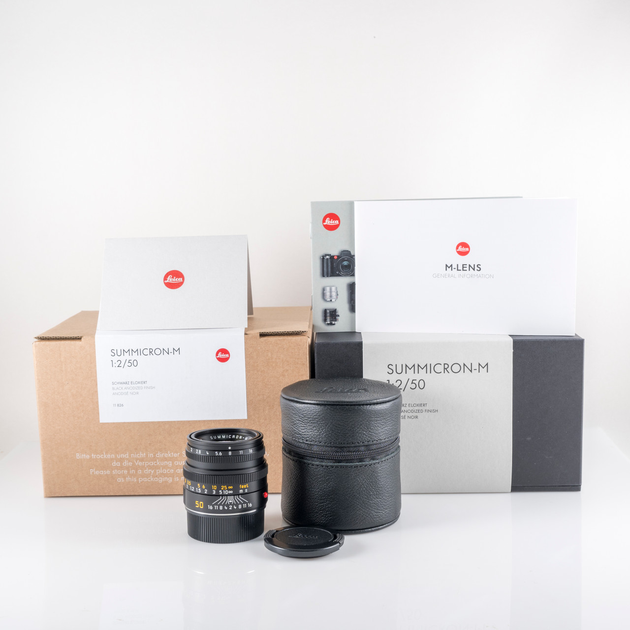 Brand New Leica Summicron-M 50mm/F2.0 Ver.V Black Lens Germany