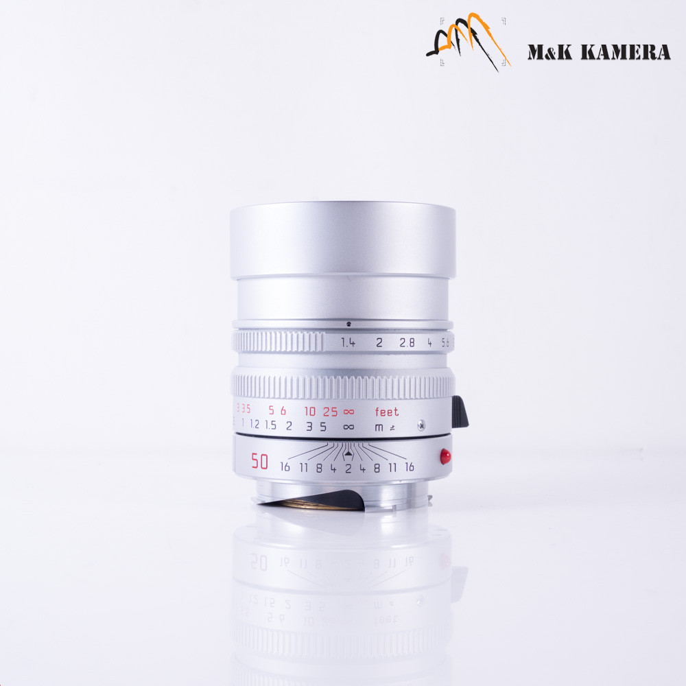 Leica Summilux-M 50mm F/1.4 E46 ASPH Silver Lens Germany 11892