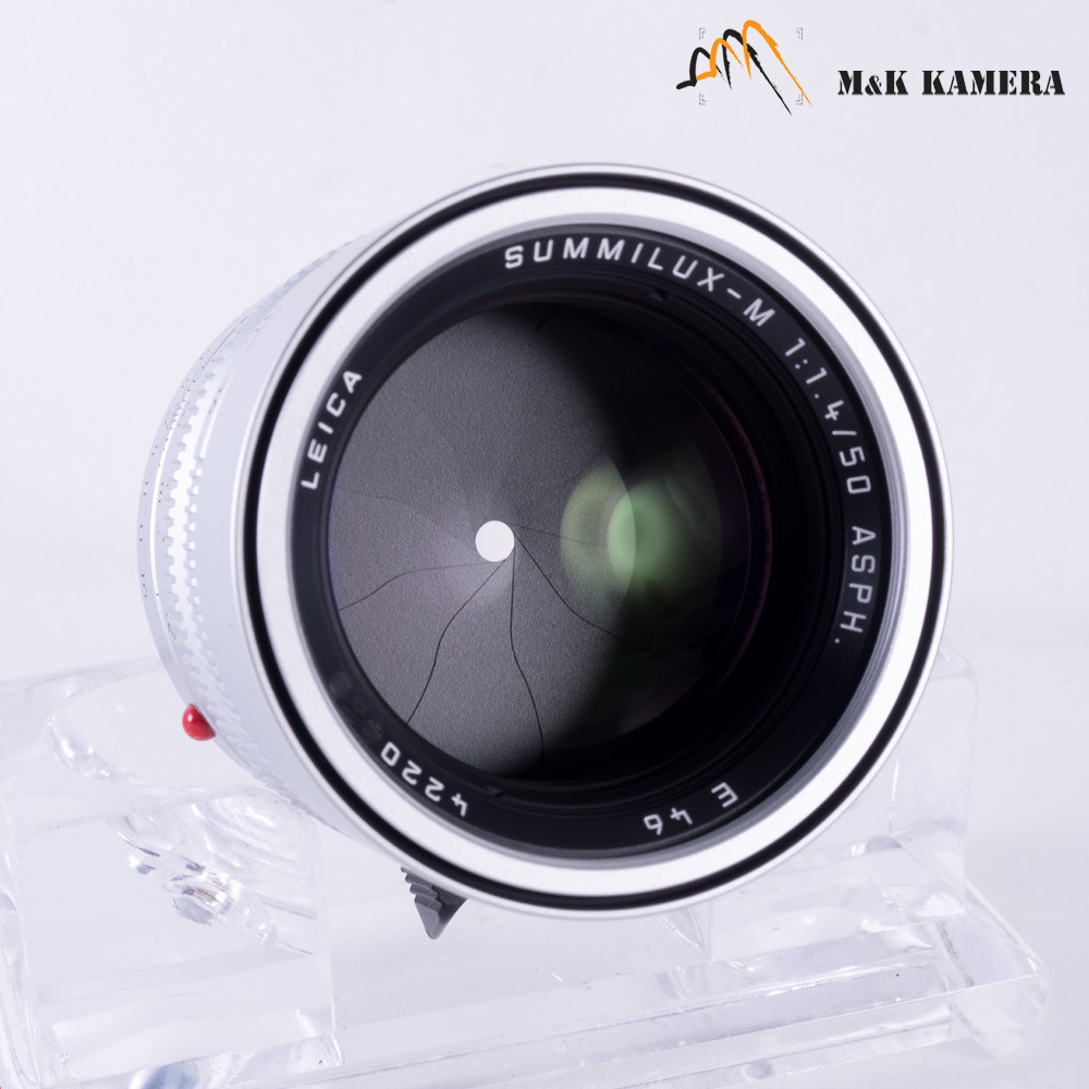 Leica Summilux-M 50mm F/1.4 E46 ASPH Silver Lens Germany 11892