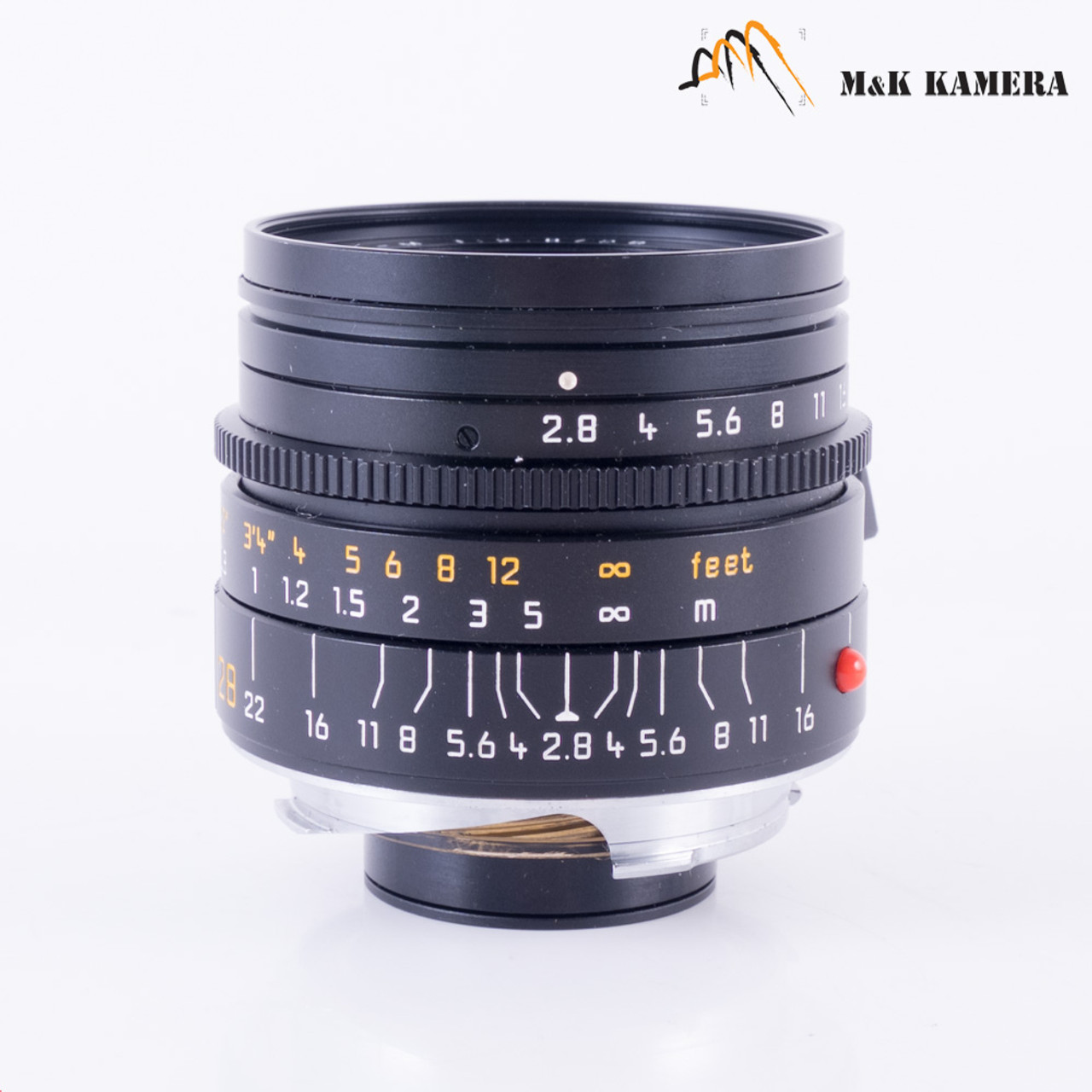 LEICA - Leica Elmarit-M 28mm F2.8 E46 4代目 Leica Elmarit-M 28mm f/2.8 ASPH. M-Mount Lens in black