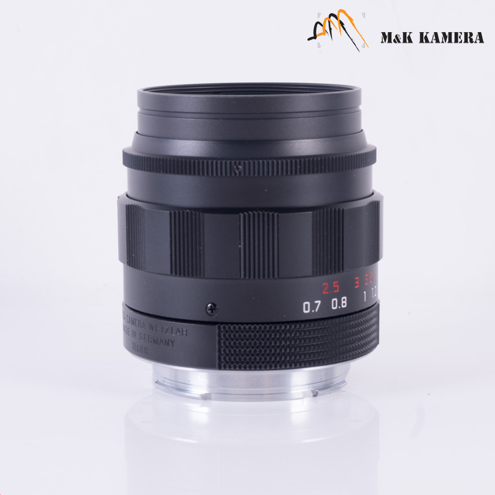 Leica Summilux-M 50mm F/1.4 ASPH Black Chrome Lens Germany 11688
