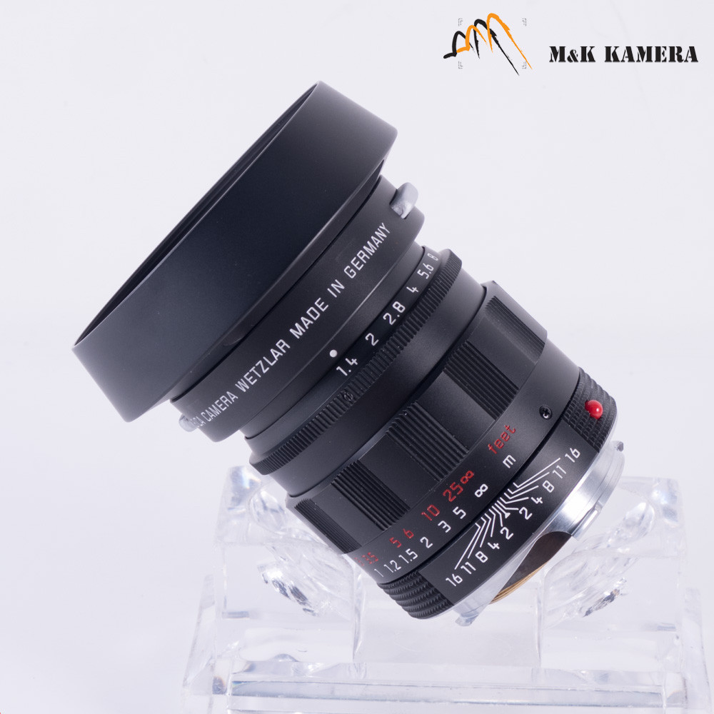 Leica Summilux-M 50mm F/1.4 ASPH Black Chrome Lens Germany 11688