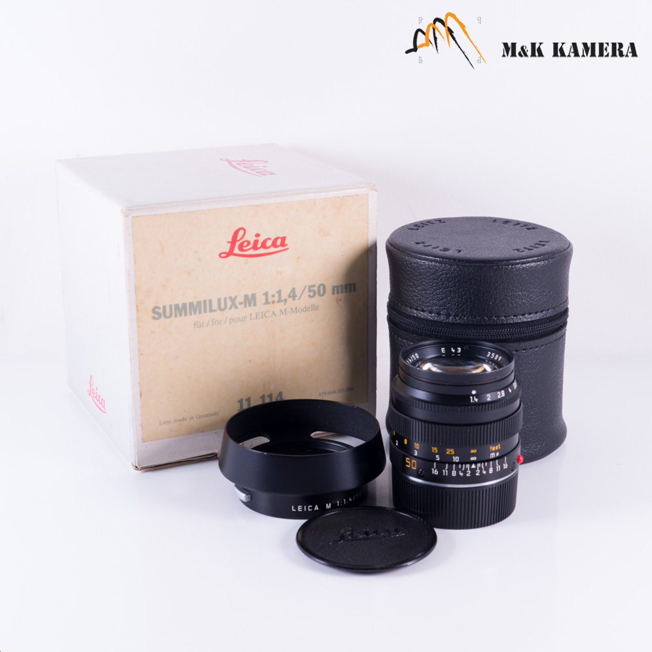 Leica Summilux M 50mm F/1.4 E43 Ver.II V2 Black Rare Last batch ...