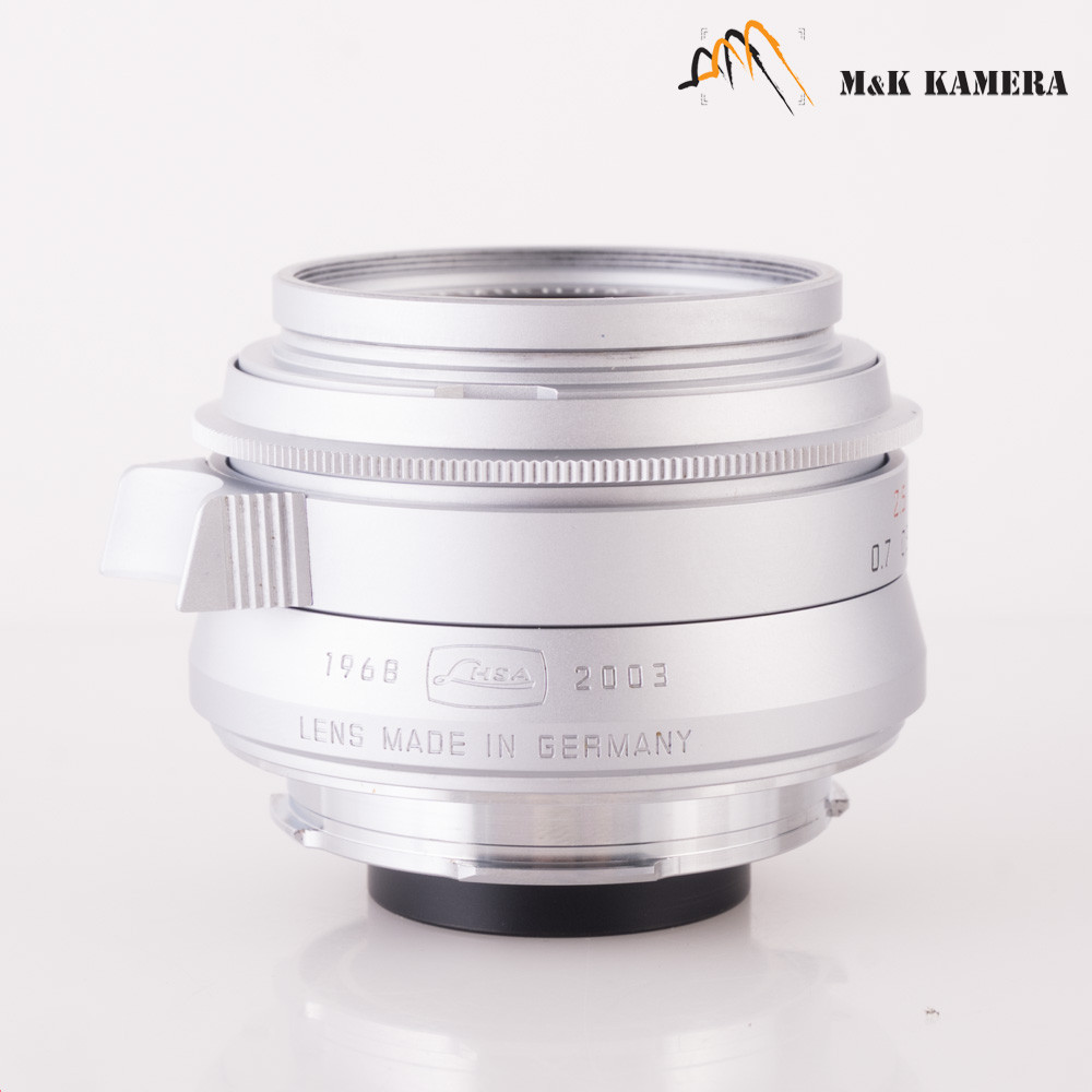Leica Summicron-M 35mm F/2.0 E39 ASPH LHSA 1968-2003 Silver Lens