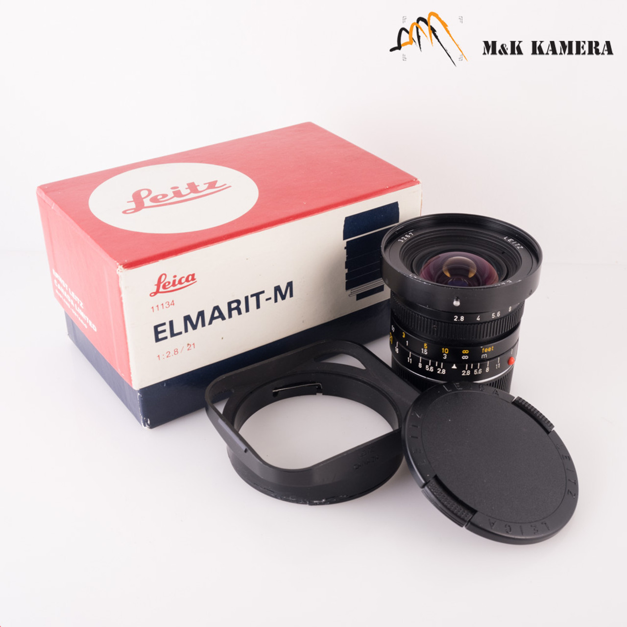 LEITZ Leica Elmarit M 21mm F/2.8 E60 Pre-A Black Lens Yr.1983