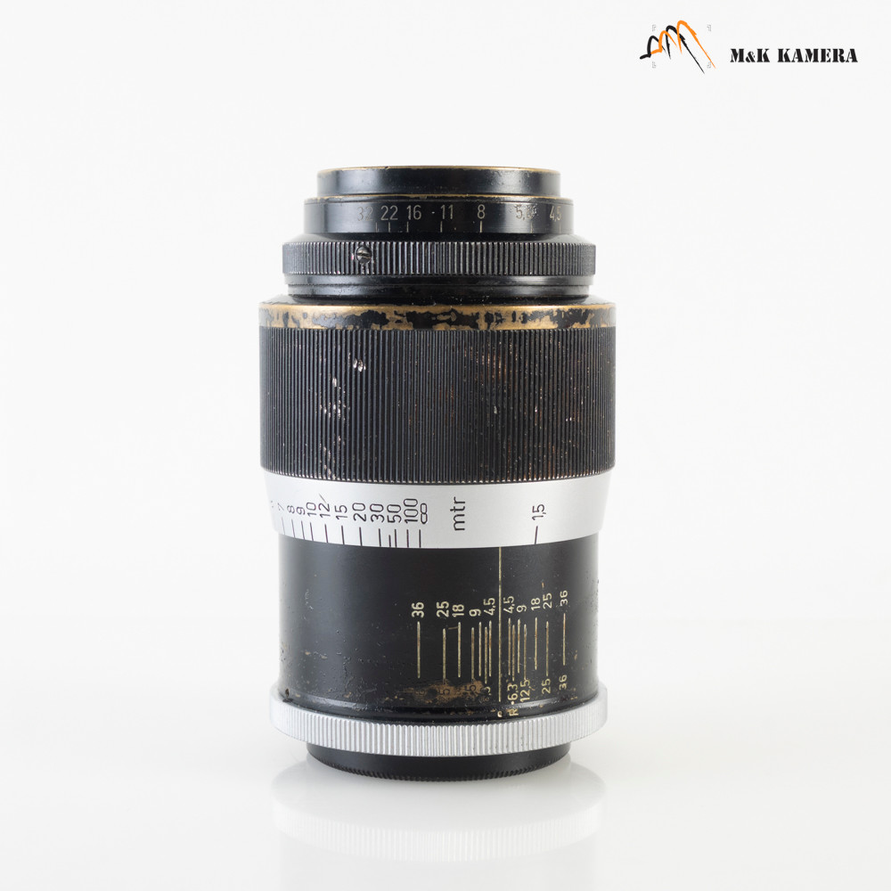 Leica Hektor L39 135mm F/4.5 A36 short focusing Black Paint Lens