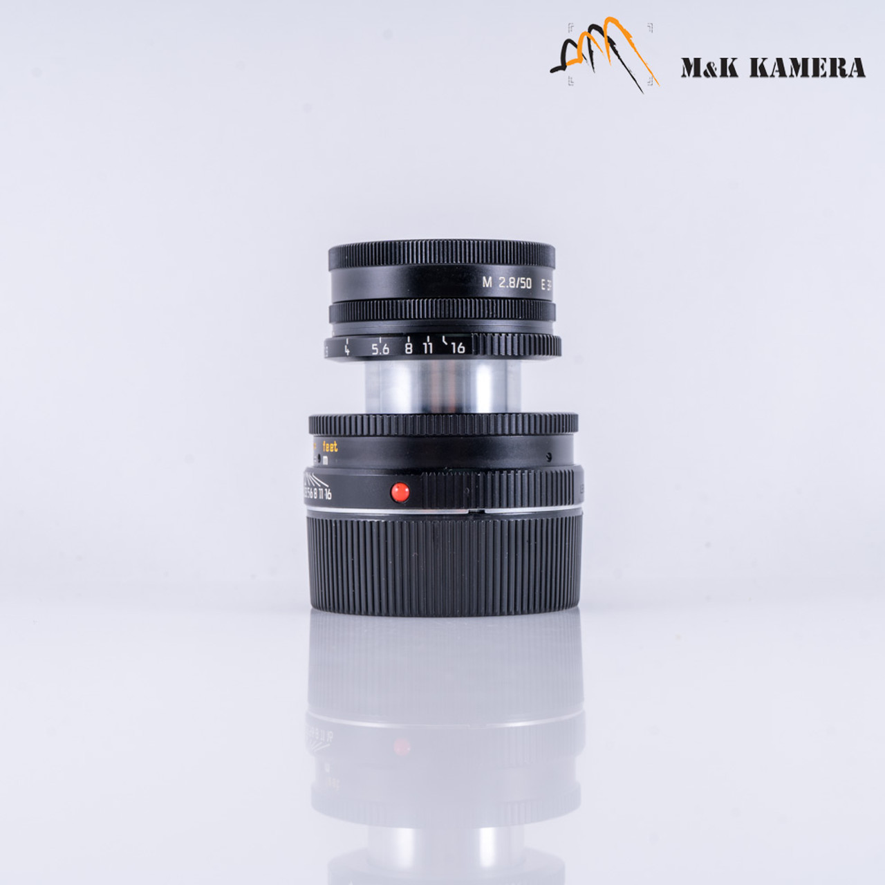 極美品銘玉 LEICA ELMAR-M 50mm F2.8 シルバー 共箱 LEICA ELMAR-M 50MM F2.8 11823 SILVER CHROME BRASS BODY LENS