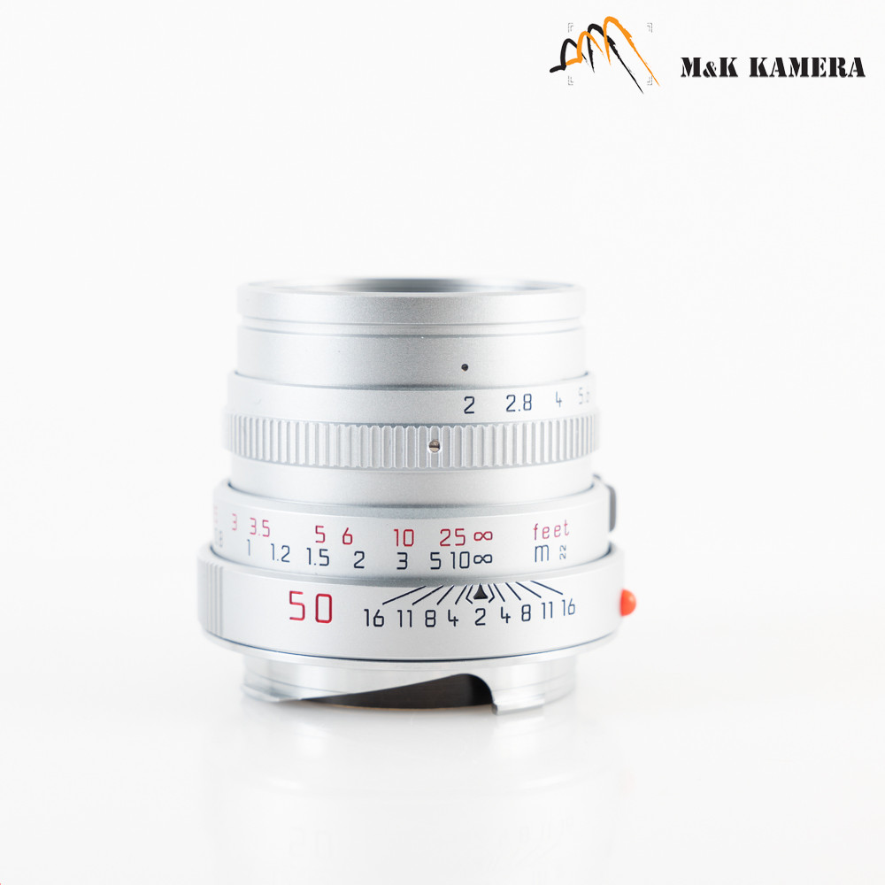 Leica Summicron-M 50mm F/2.0 IV Silver Lens Yr.1993 Germany 11825