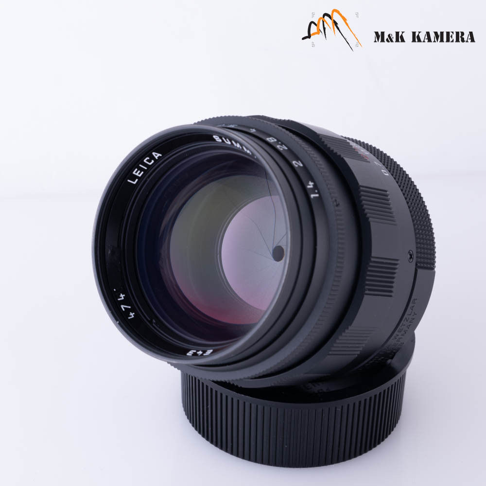 Leica Summilux-M 50mm F/1.4 ASPH Black Chrome Lens Germany 11688