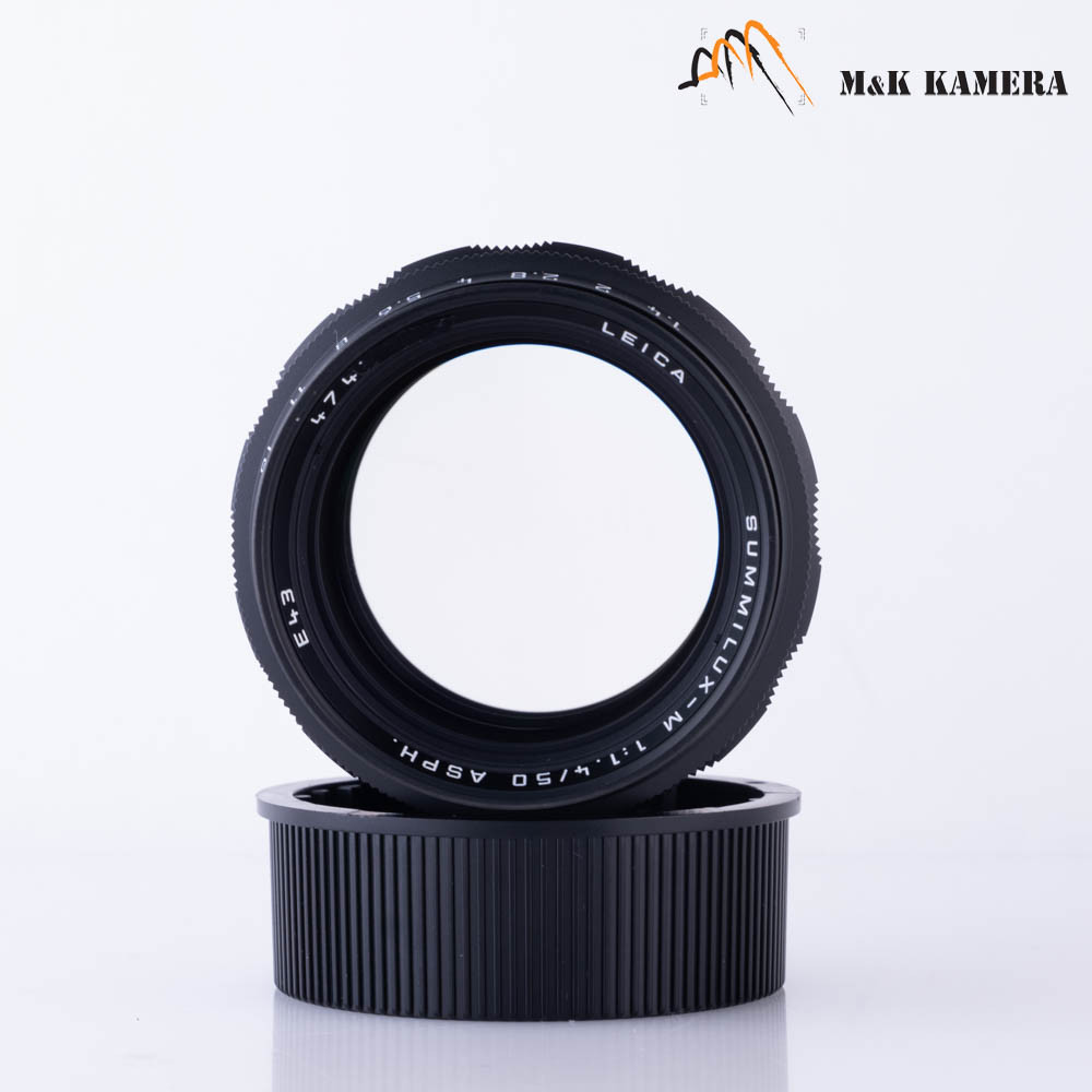 Leica Summilux-M 50mm F/1.4 ASPH Black Chrome Lens Germany 11688