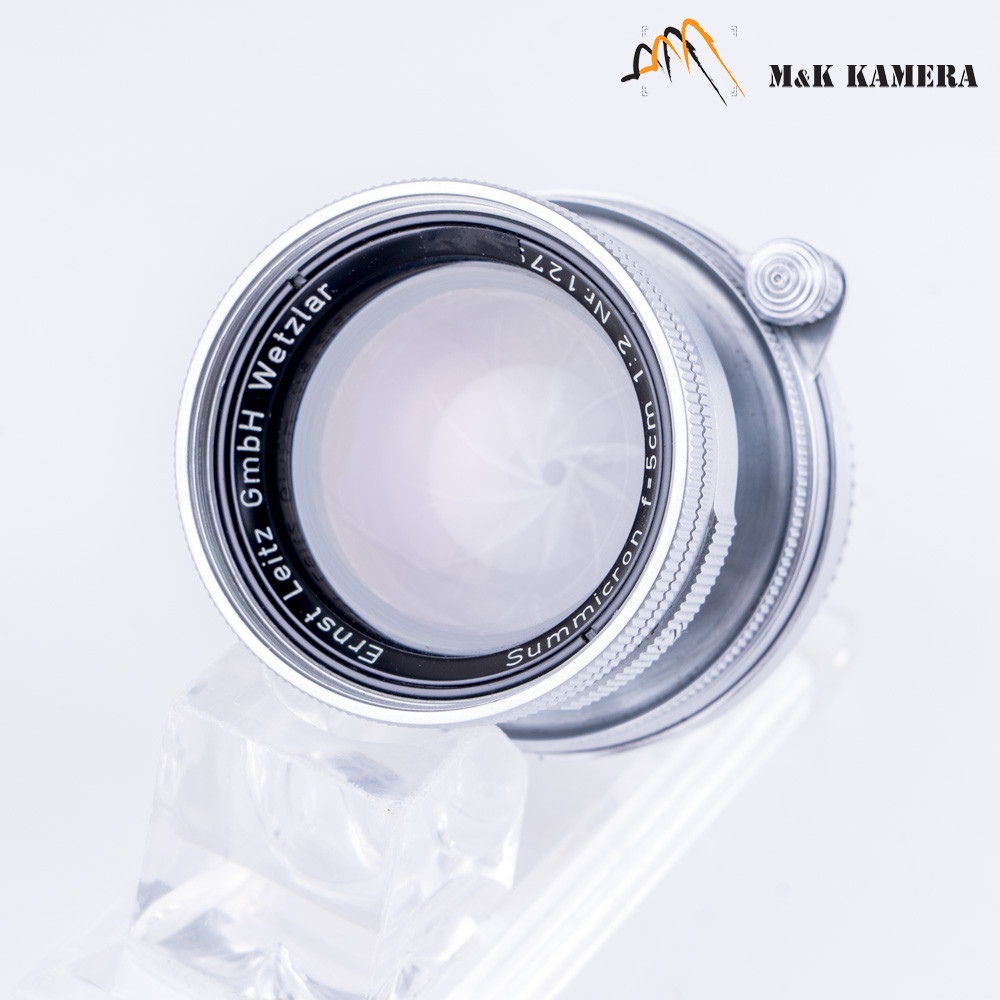 LEITZ Leica Summicron-M 50mm F/2.0 E39 Ver.I Silver Lens Yr.1955