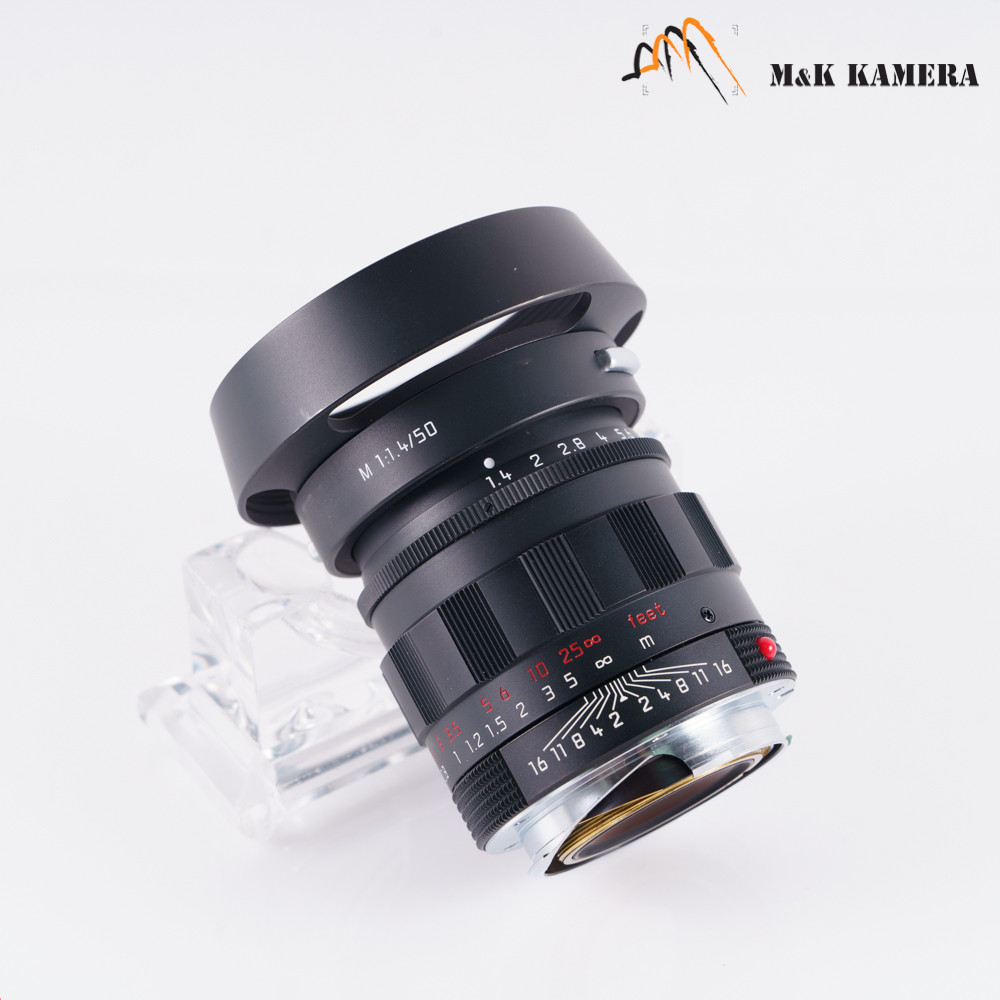 Leica Summilux-M 50mm F/1.4 ASPH Black Chrome Lens Germany 11688