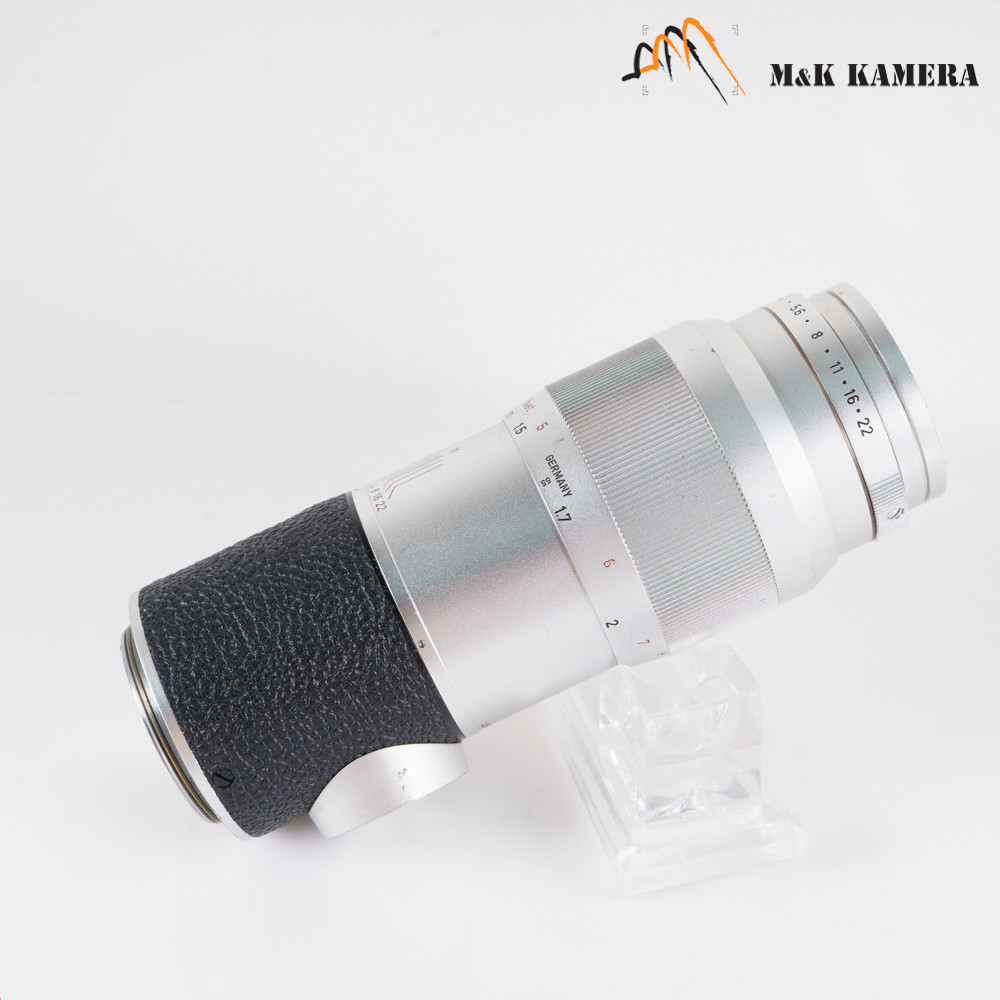 Elmar M135mm f4.0 Silver 1960年製 メンテンス済み 1万円台で買えるライカ。Elmar M135mm F4.0 購入レビュー：①外観編