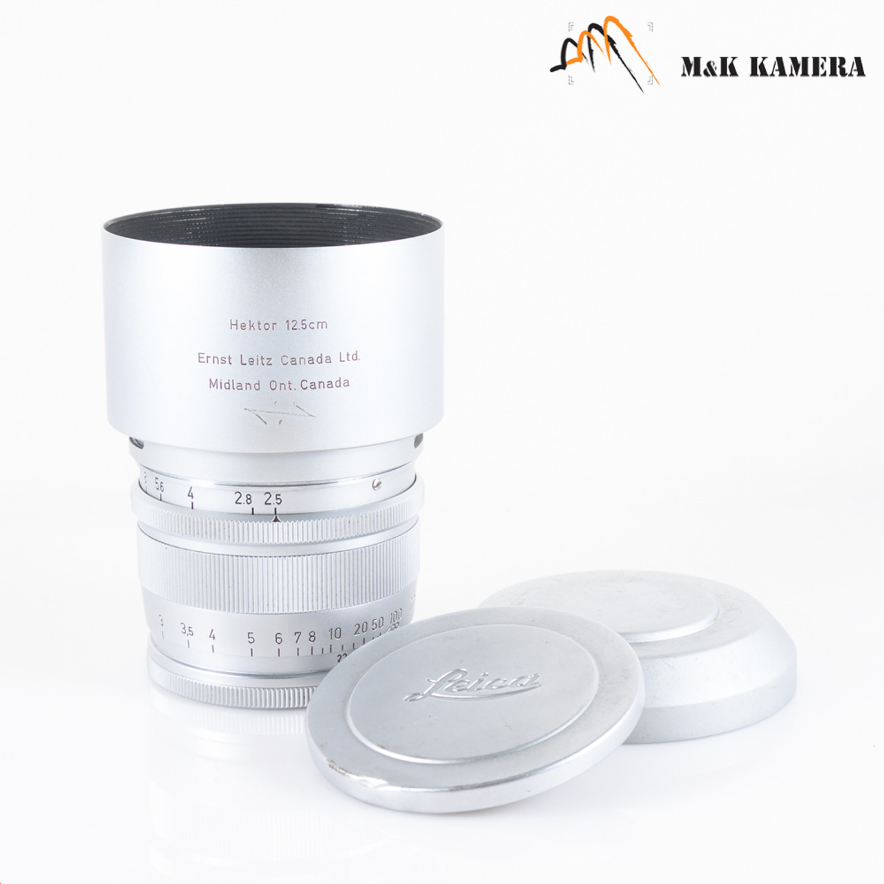 LEITZ Leica Hektor L39 125mm F/2.5 Visoflex lens Silver Lens